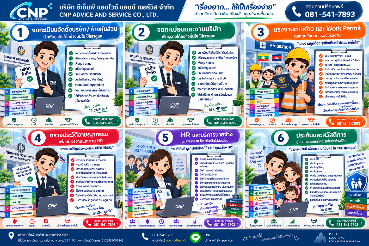 ภาพรวมบริการ CNP Advice & Service